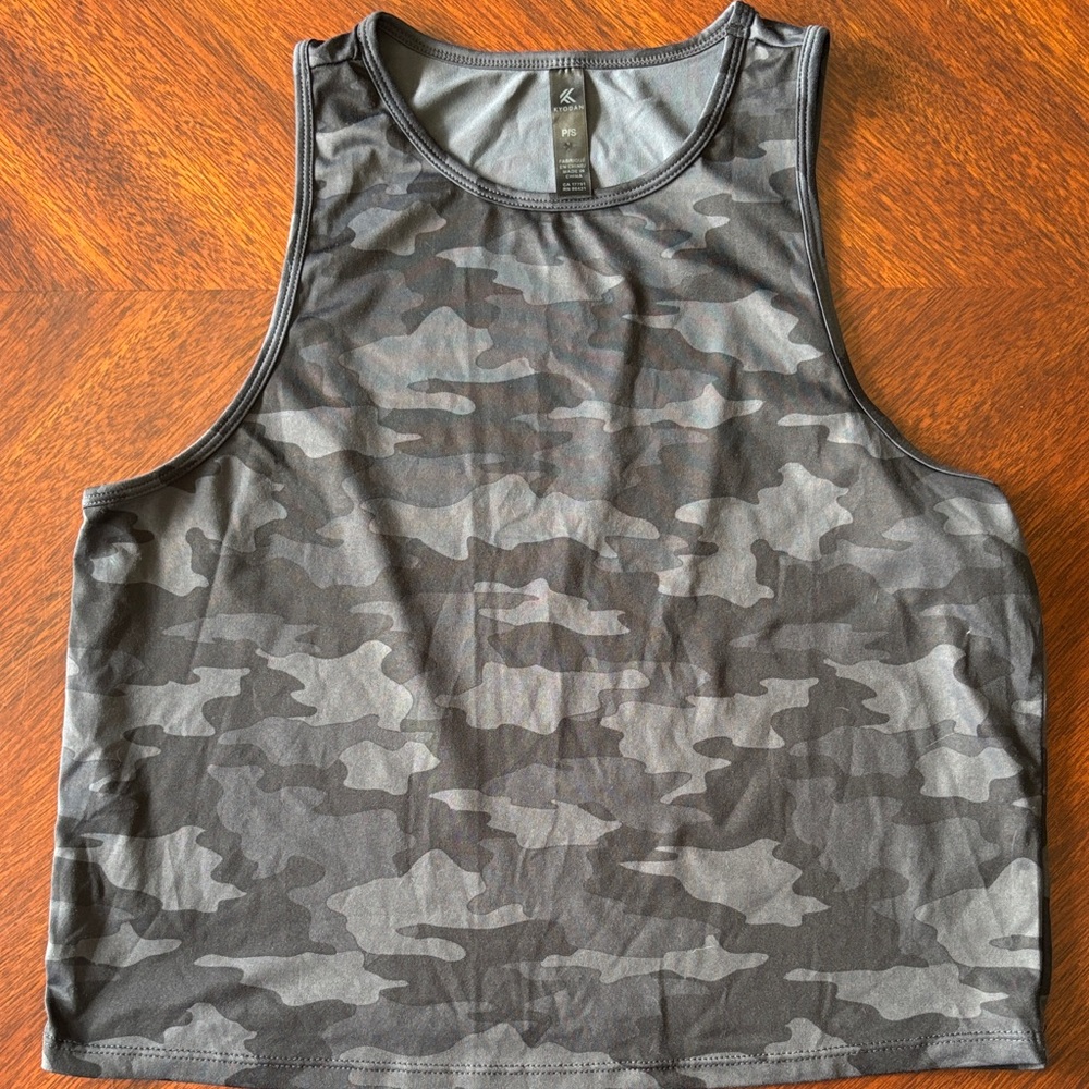 Kyodan Athletic Black/Grey Camo Tank Top - Women